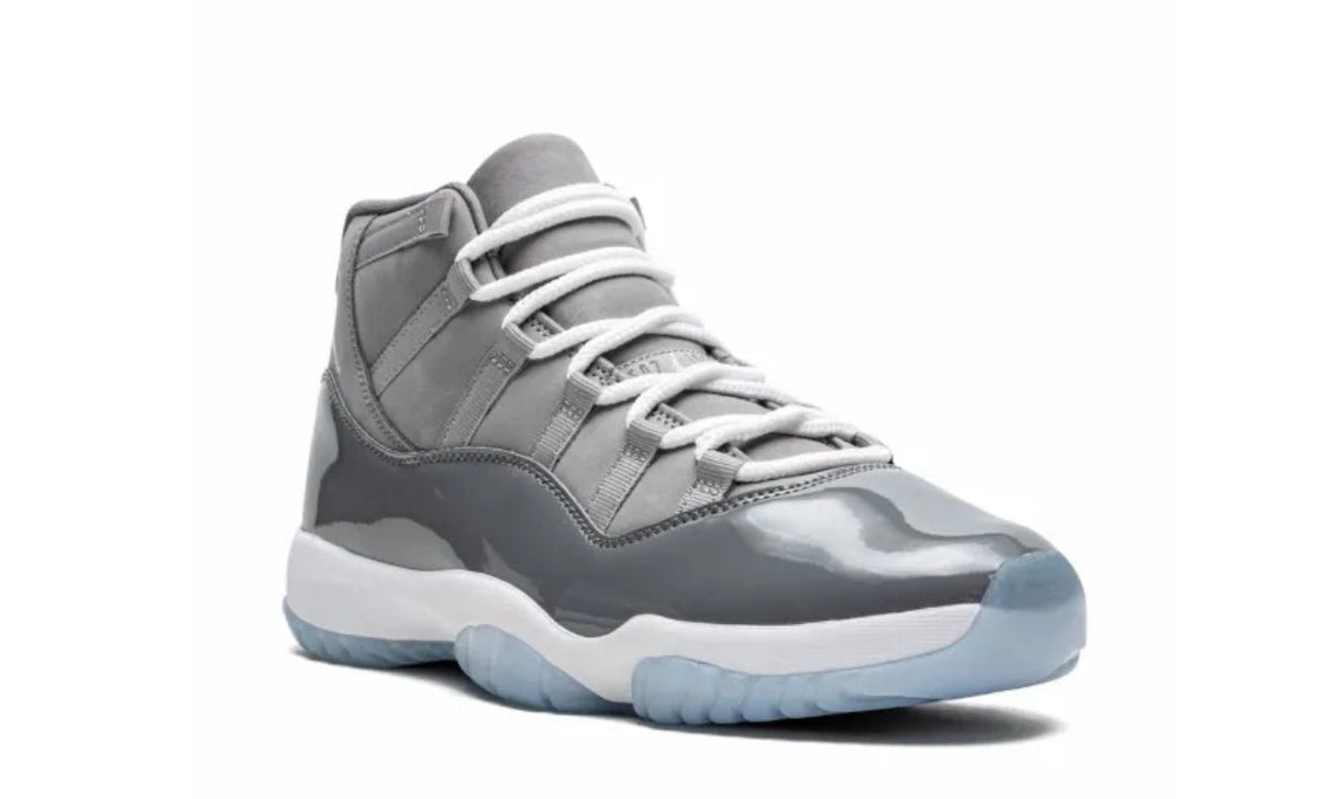 Air Jordan 11 Retro Grey High-Top Sneakers