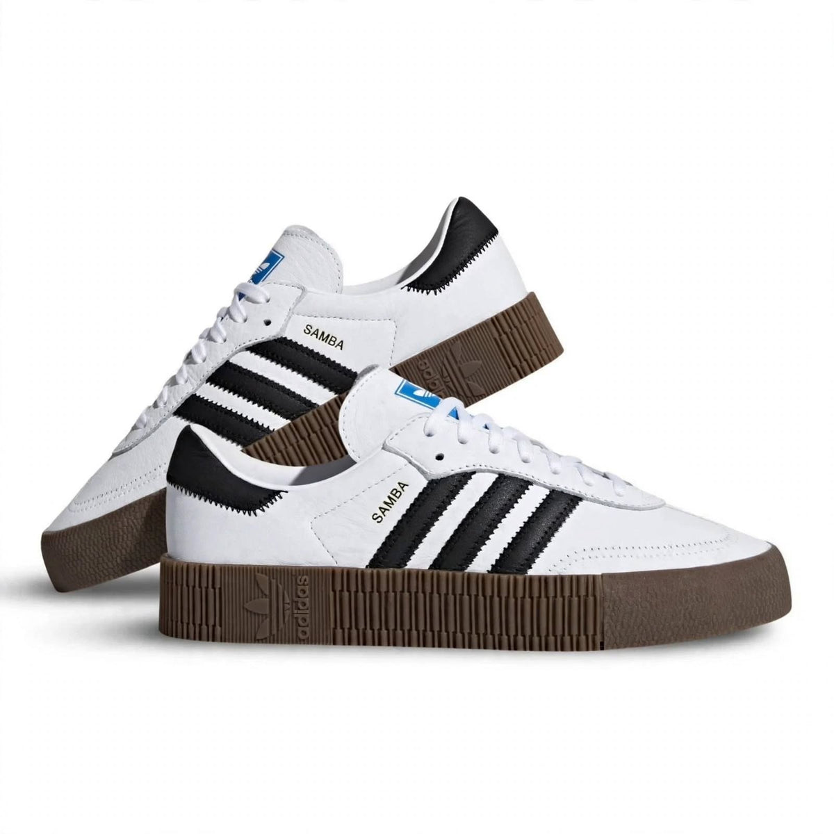 ADIDAS SAMBAE PLATFORM - WHITE / BLACK / GUM