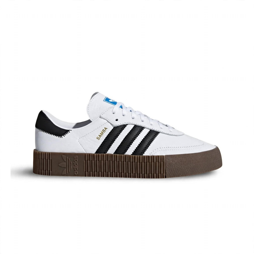 ADIDAS SAMBAE PLATFORM - WHITE / BLACK / GUM