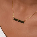 Personalized Bar Name Necklace