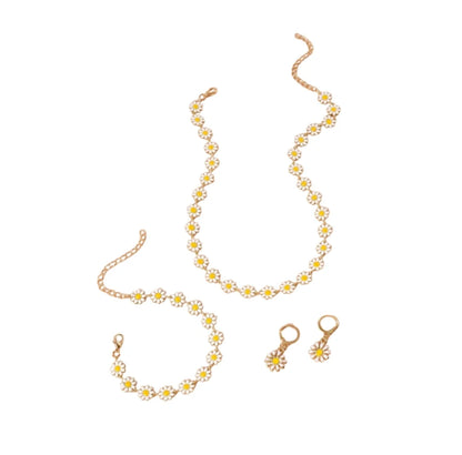 Veloura Daisy Bloom Jewelry Set