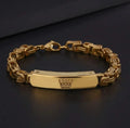 Royal Crown Gold-Plated Bracelet Men & Female