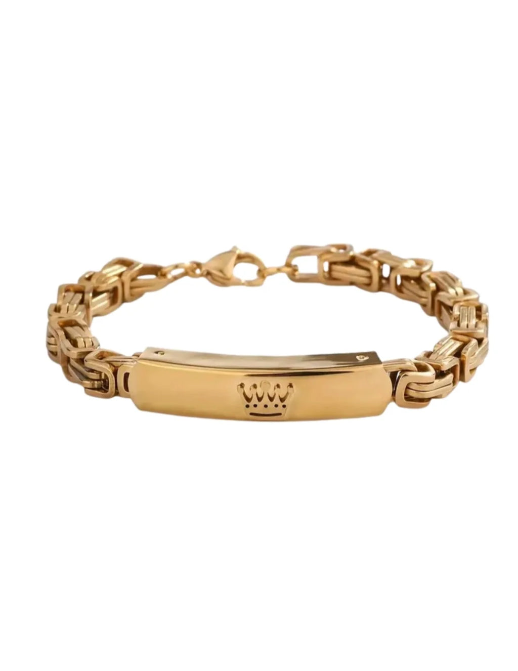 Royal Crown Gold-Plated Bracelet Men & Female