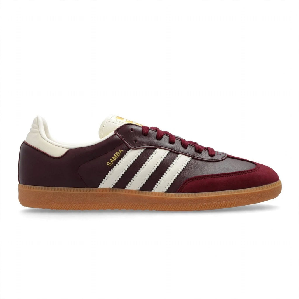 ADIDAS SAMBA MAROON BURGUNDY SNEAKERS