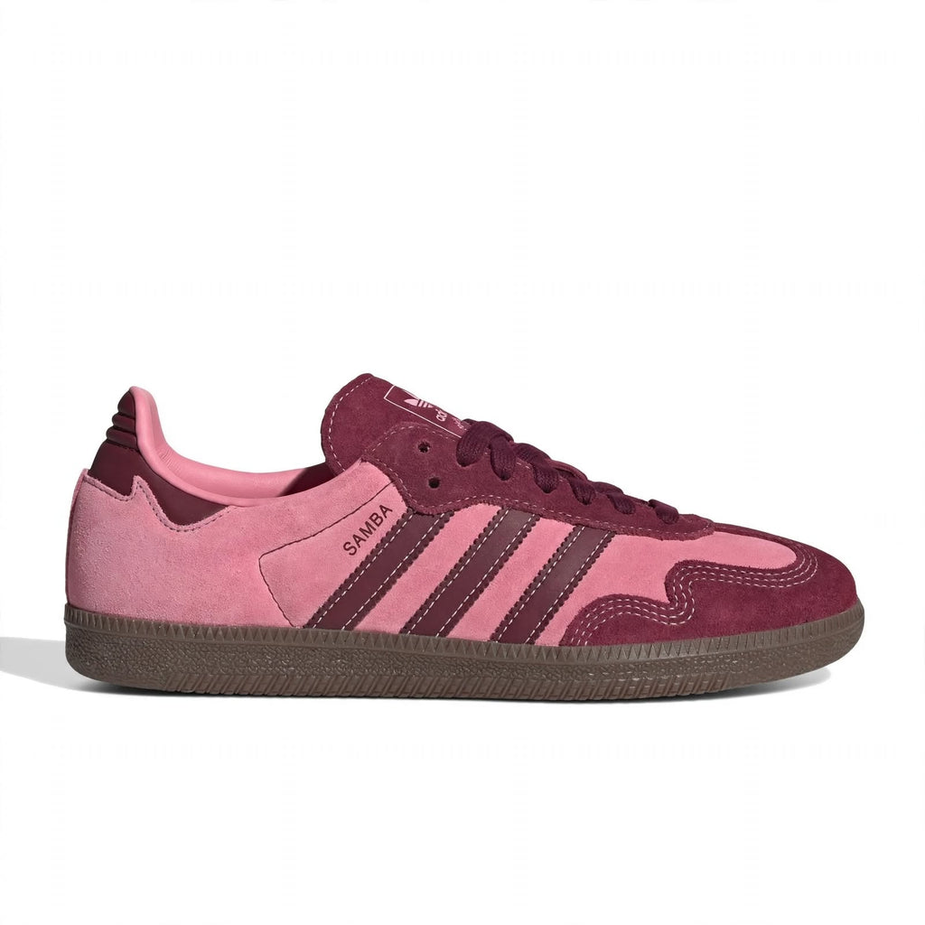 ADIDAS SAMBA OG PINK BURGUNDY / MAROON GUM