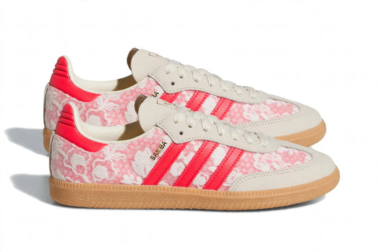 ADIDAS SAMBA OG PINK FLORAL LACE - WOMEN'S EXCLUSIVE
