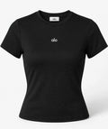 Veloura Icon Fitted Tee - Black