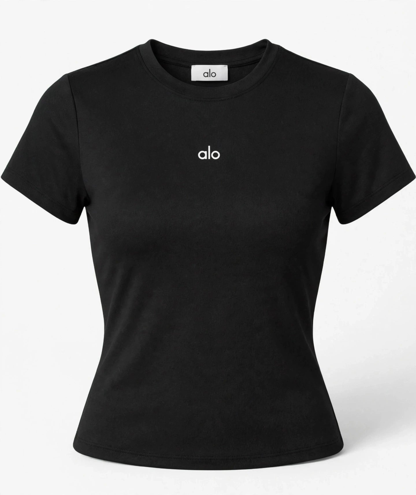 Veloura Icon Fitted Tee - Black
