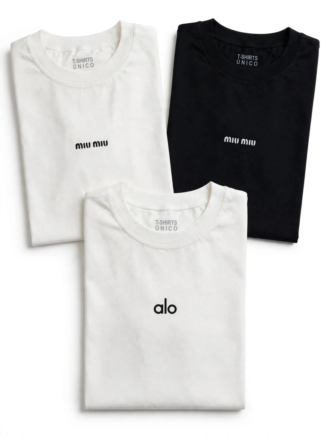 Minimalist Cosy- shirt M Logo Cotton - White / Black - Unisex