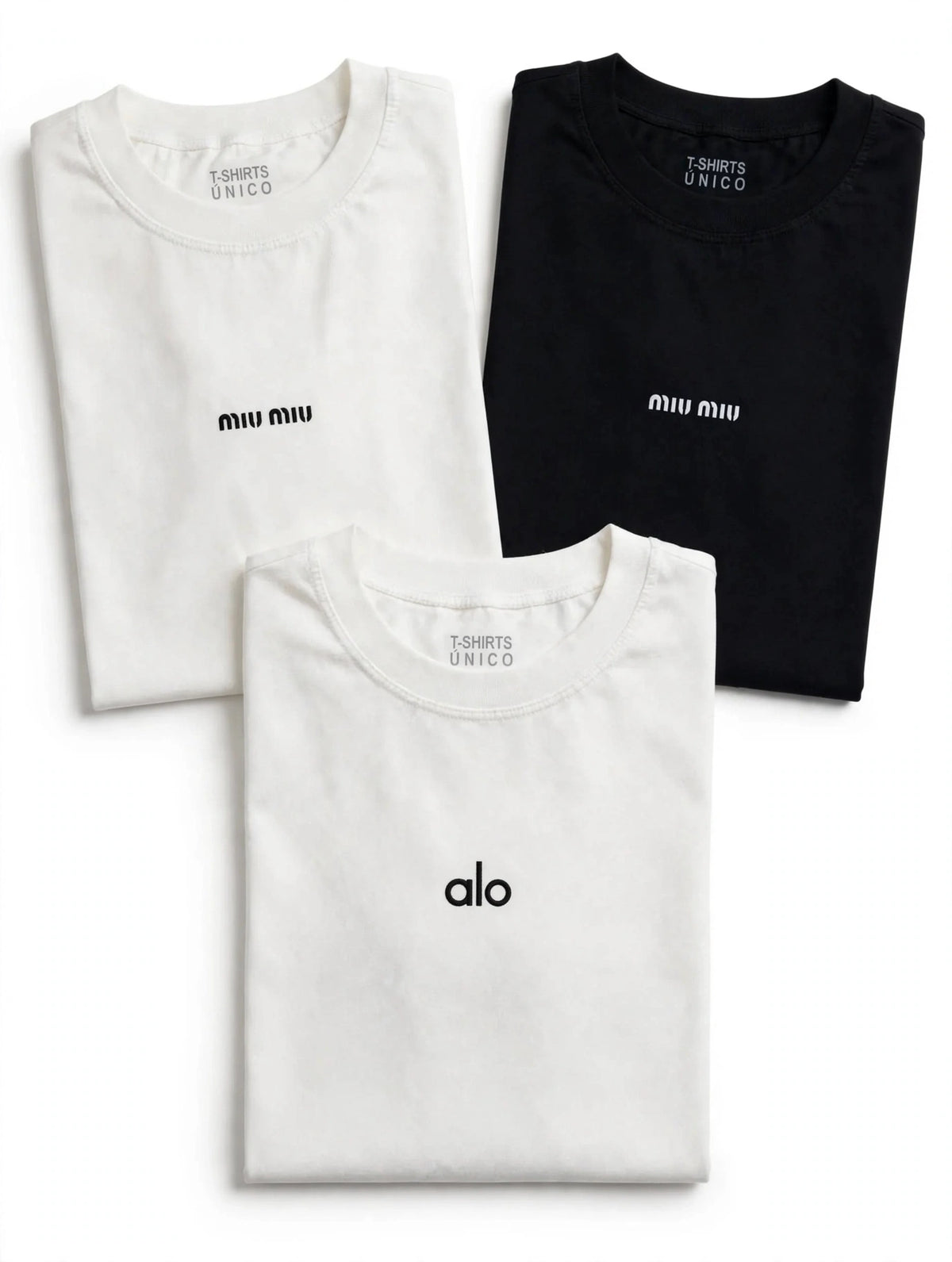 Minimalist Cosy- shirt M Logo Cotton - White / Black - Unisex