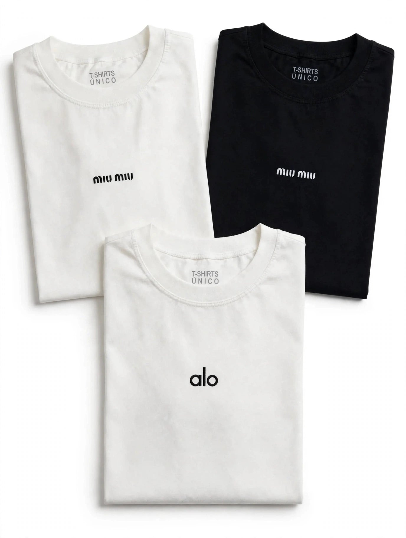 Minimalist Cosy- shirt M Logo Cotton - White / Black - Unisex
