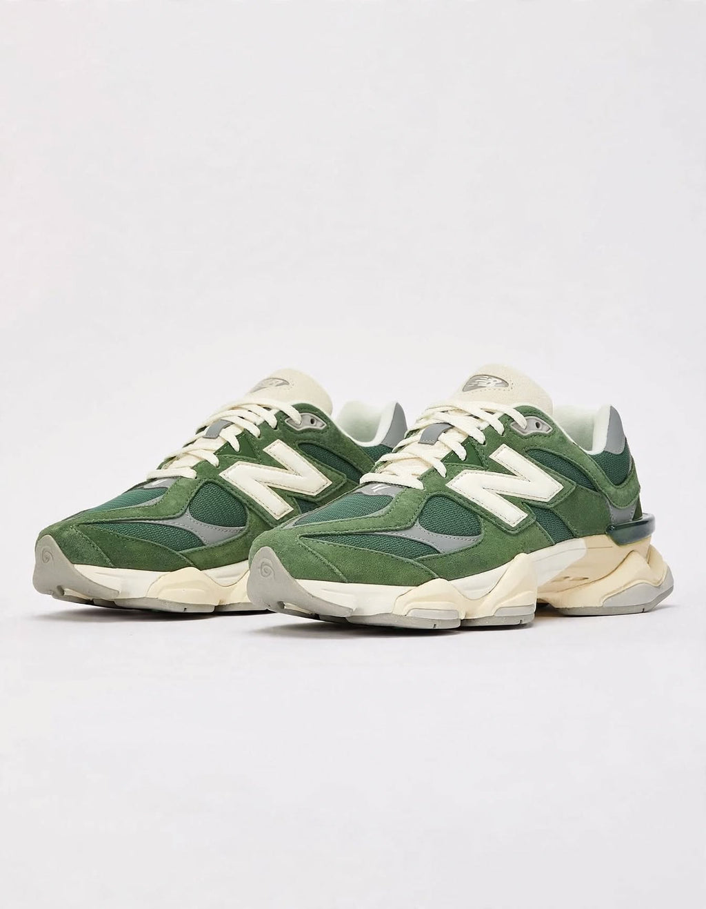 New Balance 9060 - Forest Green / Cream White