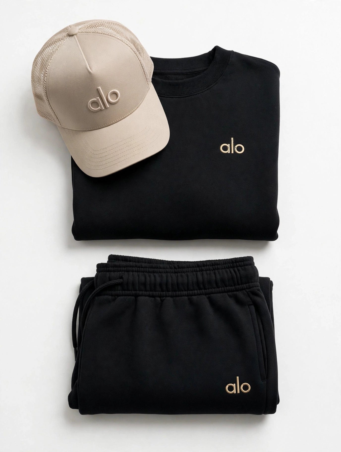 Veloura Icon 3-Piece Set - Noir & Stone