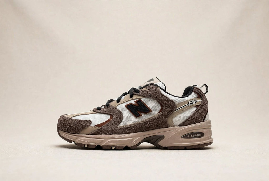 New Balance 530 Beige Brown - White