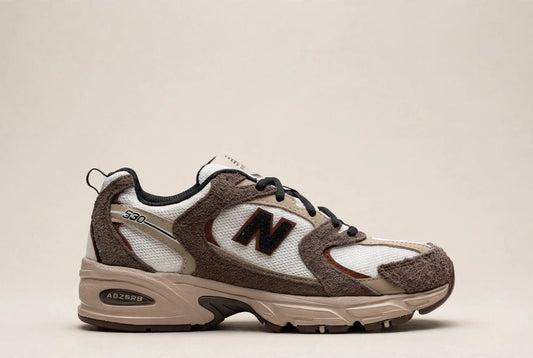 New Balance 530 Beige Brown - White