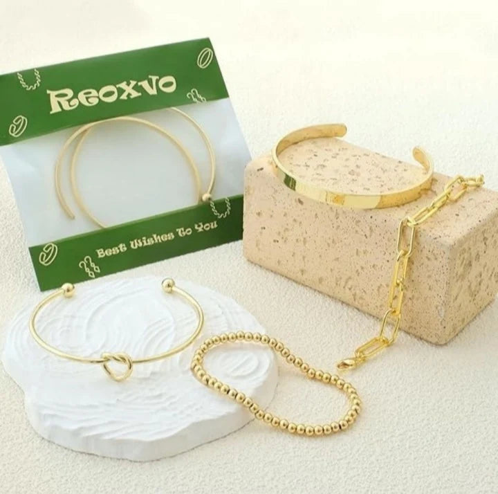 Veloura Luxe Stackable Bangle Set