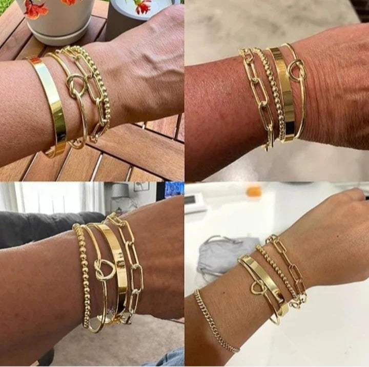Veloura Luxe Stackable Bangle Set