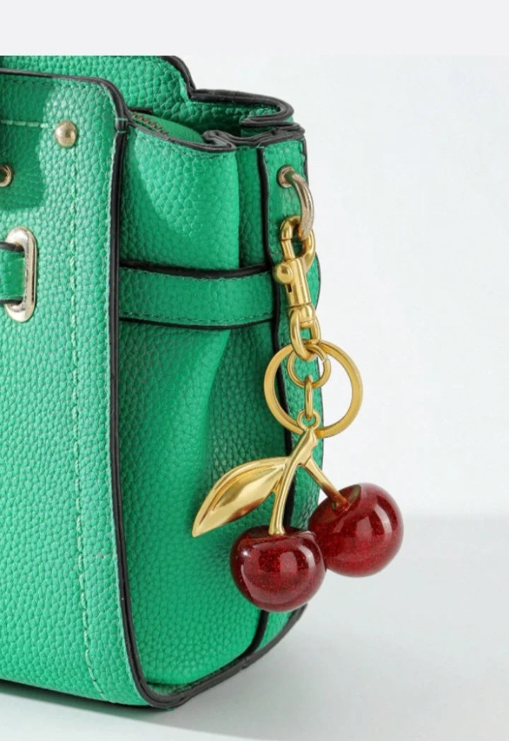 Cherry Bag Charm Gift Idea for Her