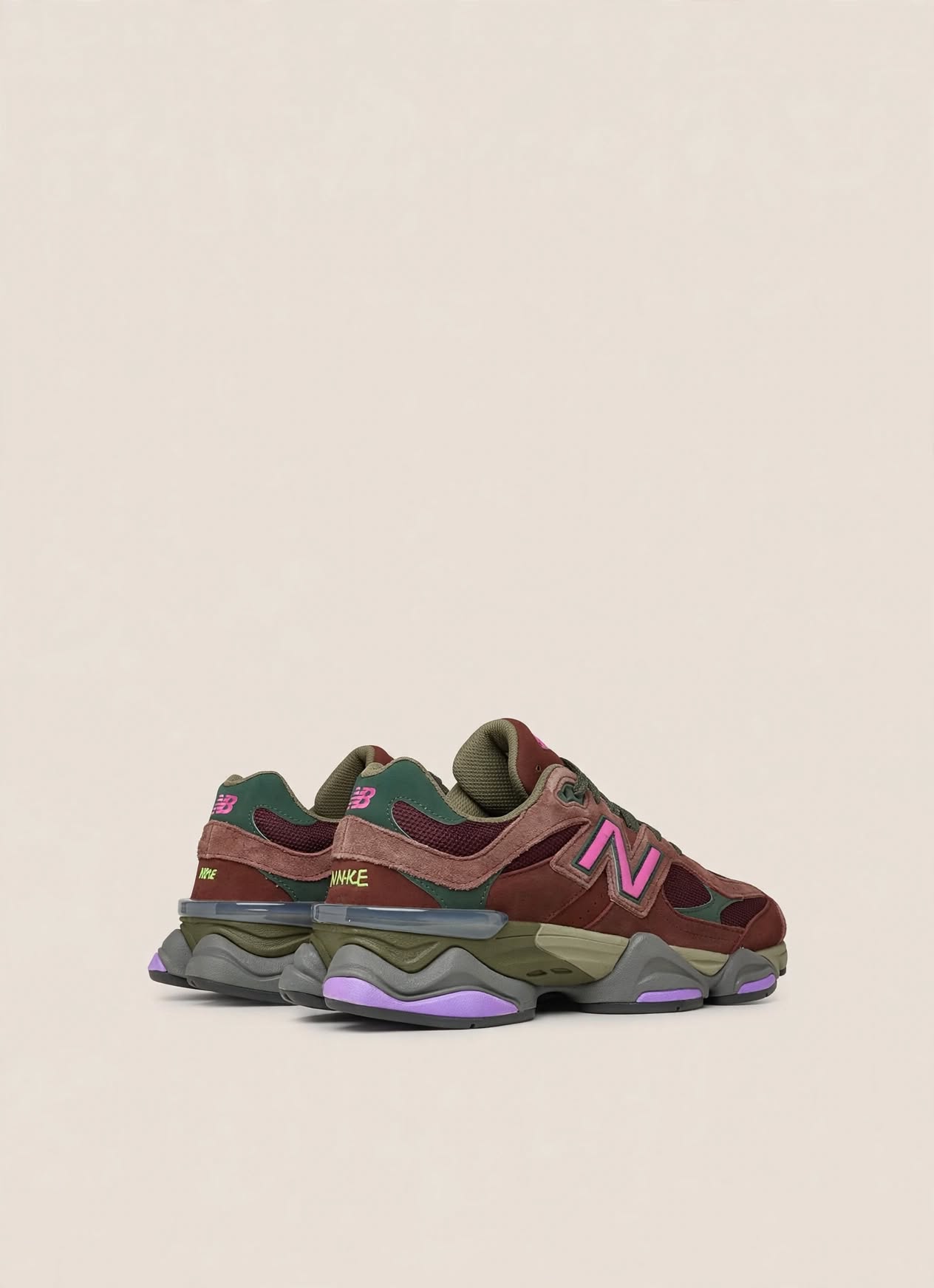 New Balance 9060 - Burgundy Truffle / Pink Glow