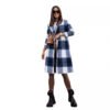 Winter Brushed Mid-length Coat